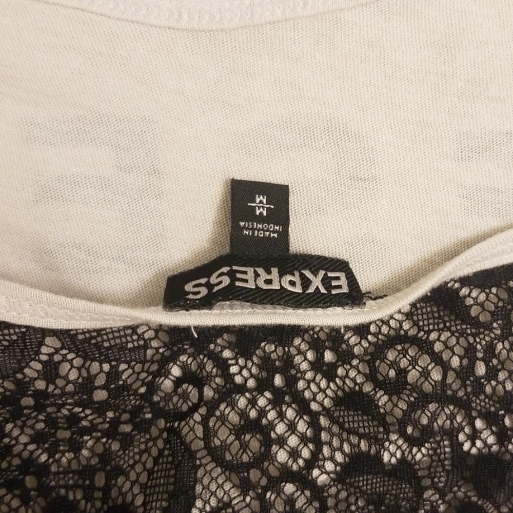 EXPRESS SEE THROUGH BACK TOP - Picture 3 of 3